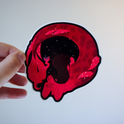 Vampire Mermaid - vinyl sticker