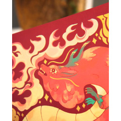 Dragon Lunaire - print